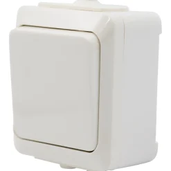 Kytkin IP44 pinta valkoinen