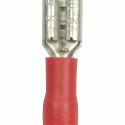 Laattaliitin 6,35 x 0,8 mm punainen, 10 kpl