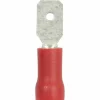 Laattapistoke 6,35 x 0,8 mm punainen, 10 kpl