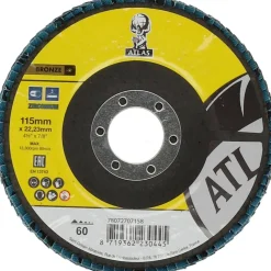 Lamellilaikka Atlas 115x22,23mm P60 lasikuitutausta
