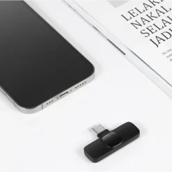 Langaton mikrofoni Mobia, 2 kpl, Lavalier USB Type-C