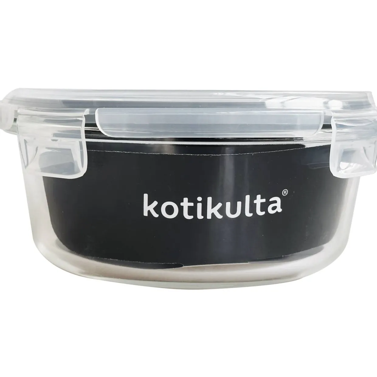 Lasirasia Kotikulta 950 ml muovikannella pyöreä