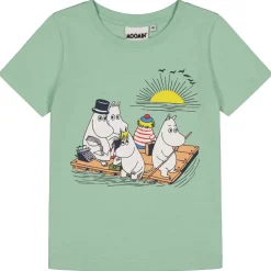 Lasten T-paita Muumi lautalla