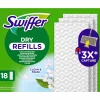Lattianpuhdistusliina täyttöpakkaus Swiffer 18 kpl kuiva tuoksullinen