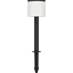 LED-aurinkokennovalaisin pylväs Pantete 65 cm musta/valkoinen
