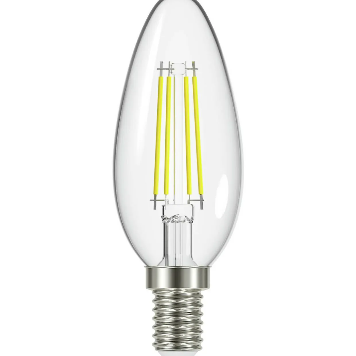 LED-filamenttilamppu C35 840 470lm E14 kirkas