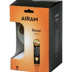 LED-globelamppu AMBER antiikki 5 W POP-125 2200 K kirkas E27 125 lm