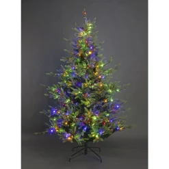 LED-joulukuusi 210 cm 300 LED rgb