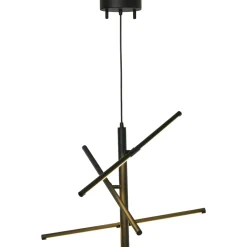LED-kattovalaisin Aneta Lighting Stecco, musta