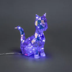 LED-koristevalo kissa 19,5 cm