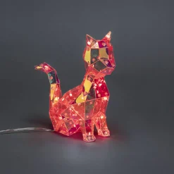 LED-koristevalo kissa 19,5 cm