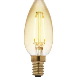 LED-kynttilälamppu AMBER antiikki 2,5 W 225 lm E14 2200K kirkas