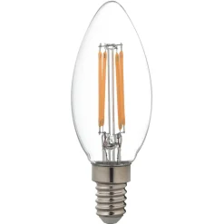 LED-kynttilälamppu kirkas 4,5 W E14 470 lm, himmennettävä