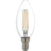 LED-kynttilälamppu kirkas 4,5 W E14 filam. 470 lm 360°