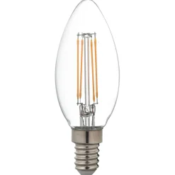 LED-kynttilälamppu kirkas 4,5 W E14 filam. 470 lm 360°
