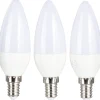 LED-lamppu 250 lm C35 E14 3 kpl
