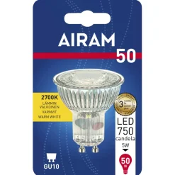 LED-lamppu PAR16 4 W GU10 36° kirkas lasi 345 lm