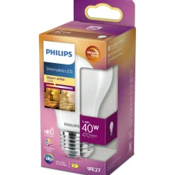 LED-lamppu Philips 40 W E27 huurrettu