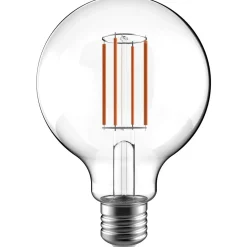 LED-lamppu 2,2 W G95 3000 K kirkas 470 lm E27