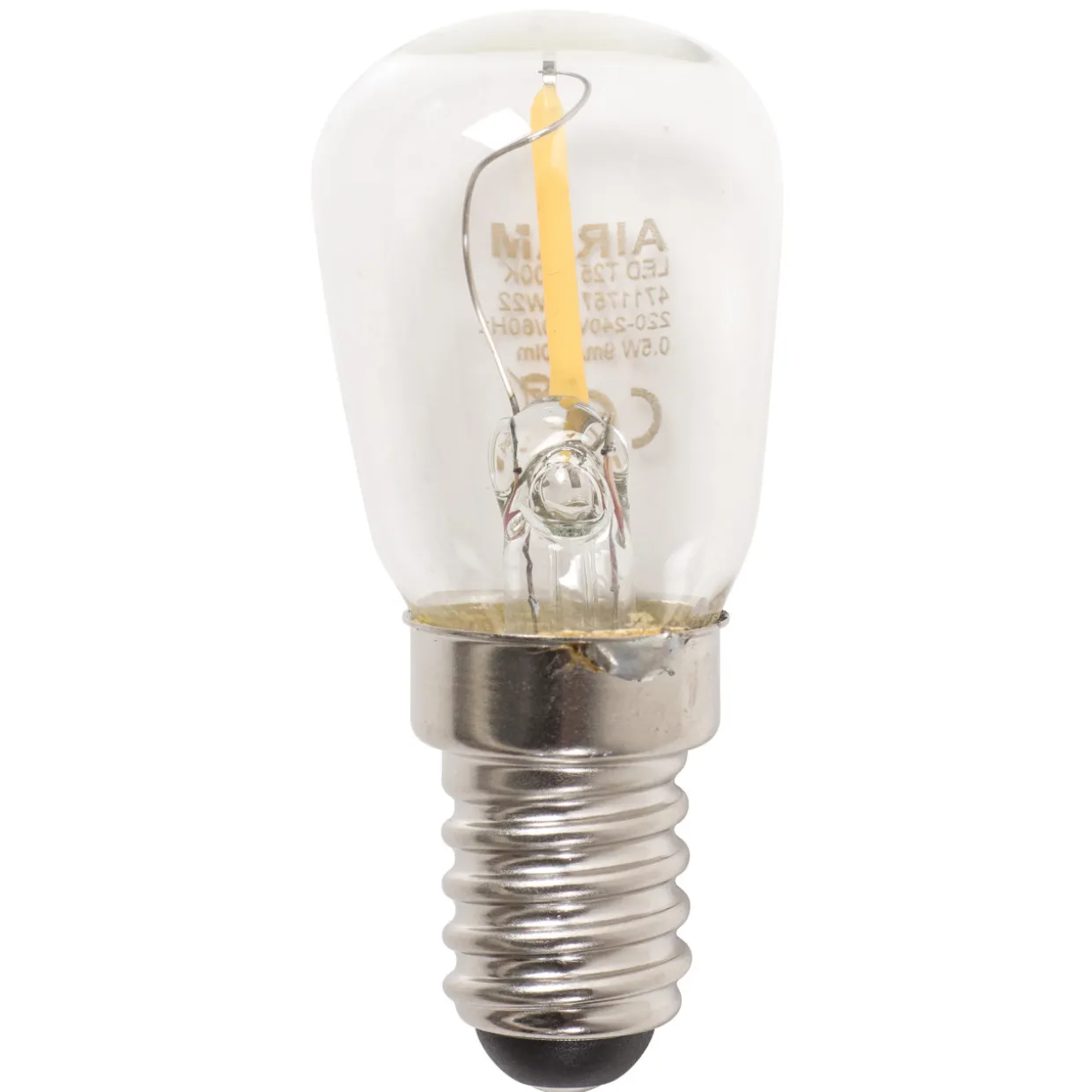 LED-merkkilamppu kirkas 0,6 W E14 filam. 60 lm 360°