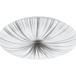 LED-plafondi Eglo Nieves 51 cm valkoinen/hopea