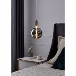 LED-polttimo Eglo E27 G200 4W 2200K savunharmaa