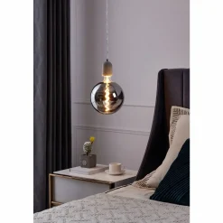 LED-polttimo Eglo E27 G200 4W 2200K savunharmaa