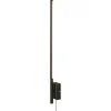 LED-seinävalaisin Aneta Lighting Stecco, musta