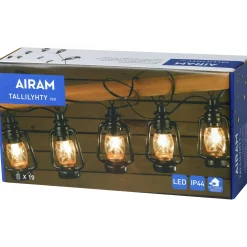 LED-tallilyhty 10 Antiikin musta 15 cm