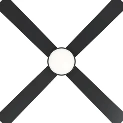 LED-tuuletinvalaisin Eglo Trinidad, mattamusta