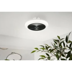 LED-tuuletinvalaisin Eglo Kostrena valkoinen/musta 3 x 8,5 W, IP20