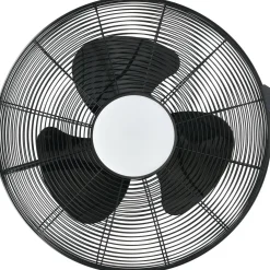 LED-tuuletinvalaisin Eglo Igeldo musta 15 W, IP20