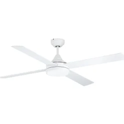 LED-tuuletinvalaisin Eglo Trinidad valkoinen/puu 20 W, IP20