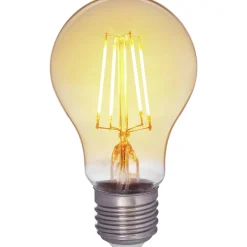 LED-vakiolamppu AMBER antiikki 4,5W 360lm E27 2200K kirkas himmennettävä