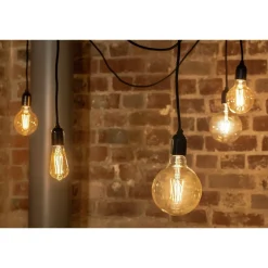 LED-vakiolamppu AMBER antiikki 4,5W 360lm E27 2200K kirkas himmennettävä