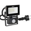 LED-valonheitin Energy+ PIR 10W/850lm IP44 harmaa