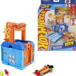 Leikkisetti Hot Wheels Fold & Go, Dine & Go Drive-Thru