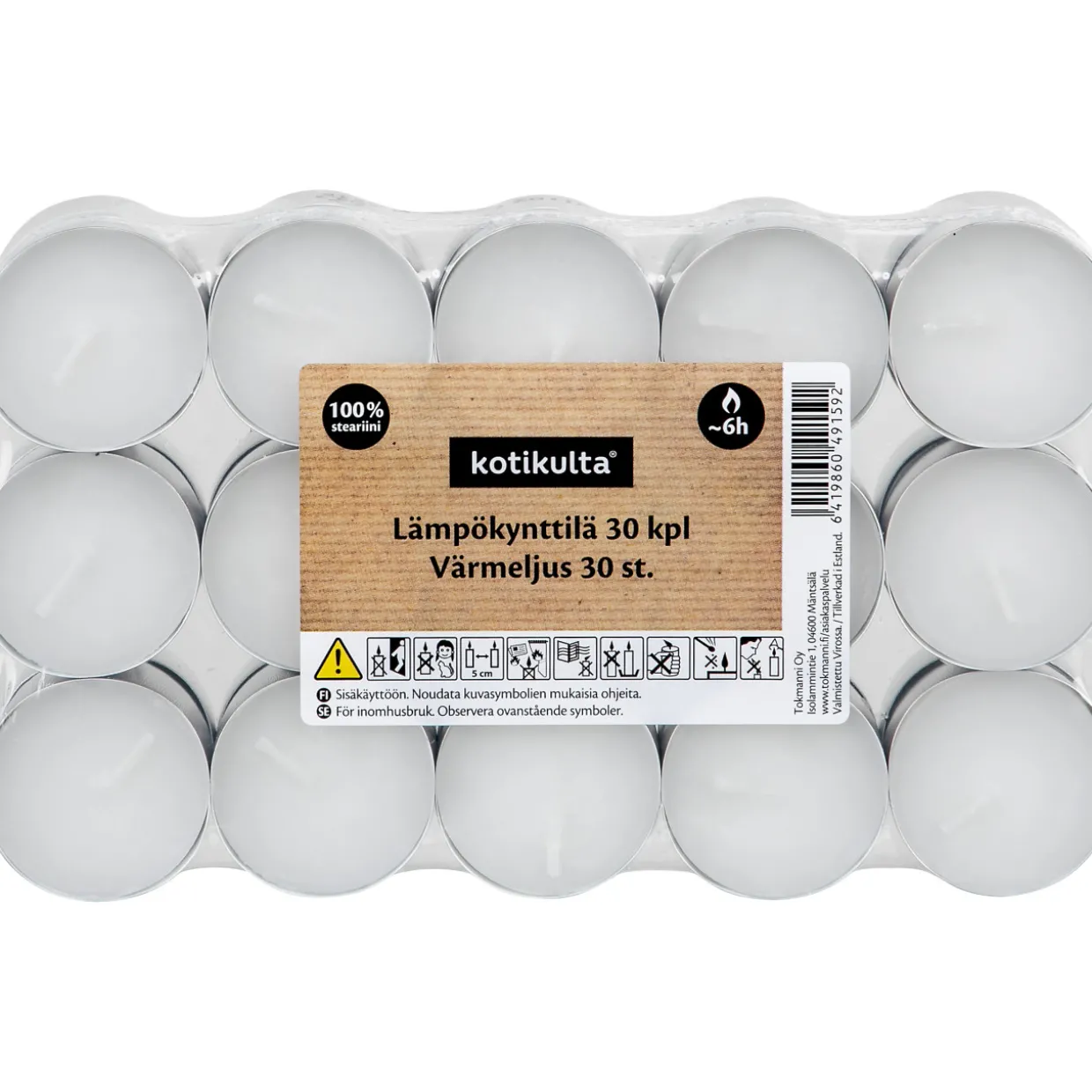 Lämpökynttilä Kotikulta 30 kpl