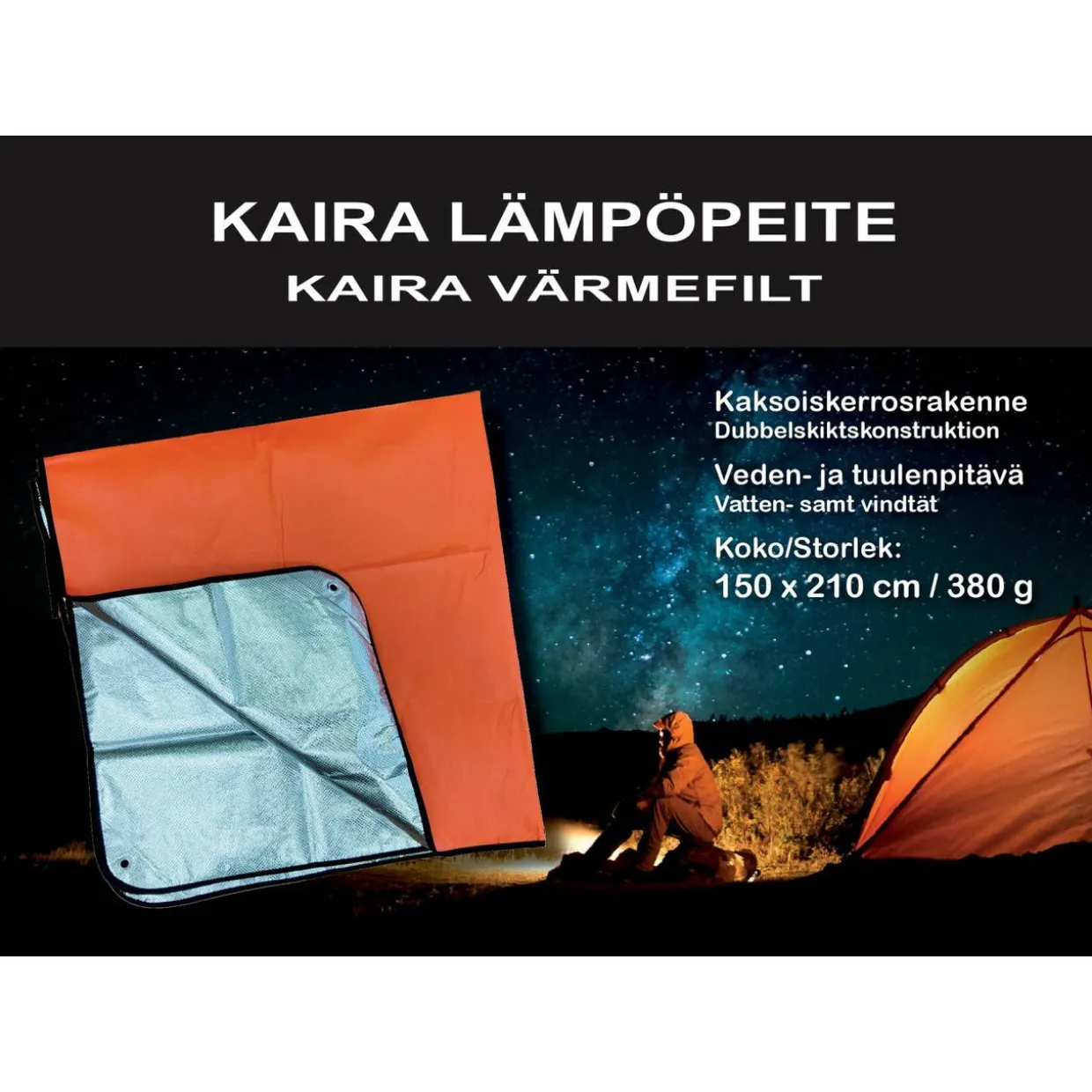 Lämpöpeite Kaira 150 x 210 cm