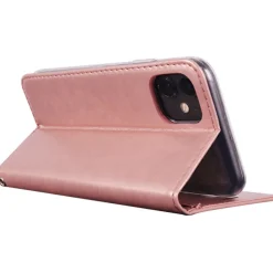 Lompakkolaukku Mobia iPhone 14 ruusukulta
