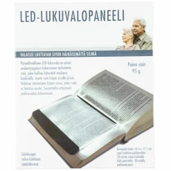 Lukulevy LED valolla