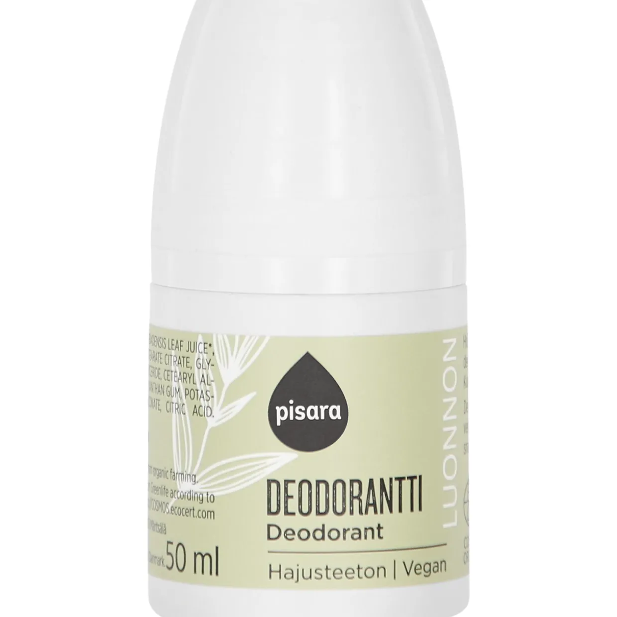 Luonnon deodorantti Pisara 50 ml persikka-manteli