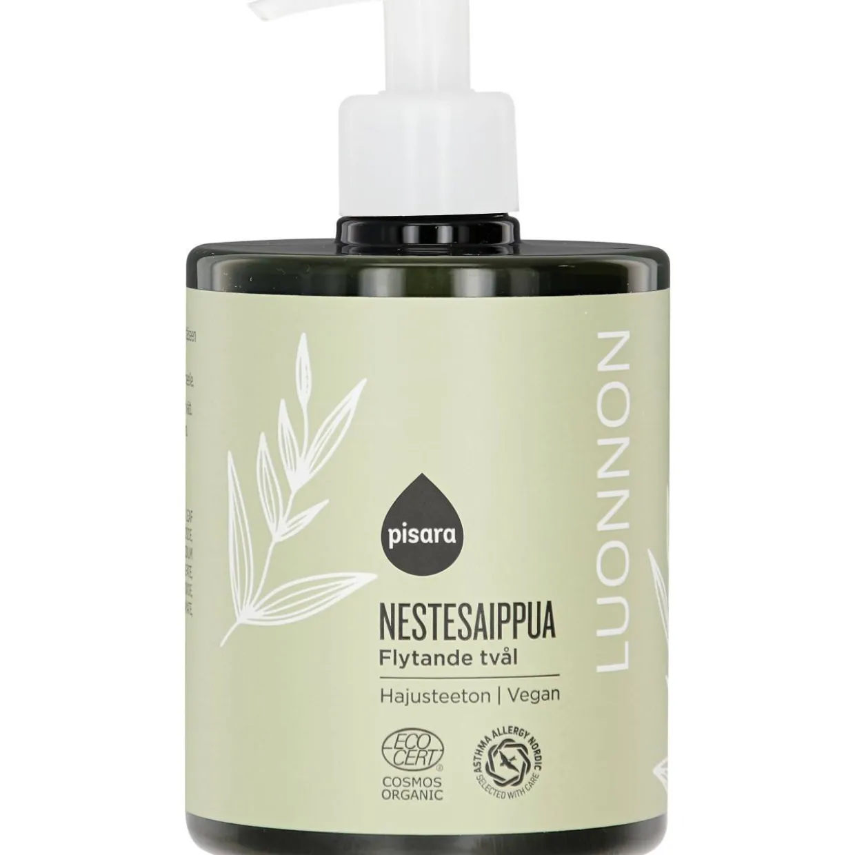 Luonnon nestesaippua 500 ml hajusteeton