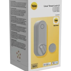 Älylukko Yale Linus L2 Nordic, hopea