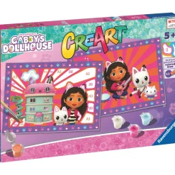 Maalaussetti Ravensburger CreArt Gabby's Dollhouse
