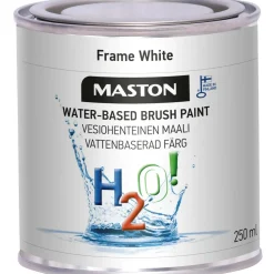 Maali Maston H2O! Listavalkoinen NCS S 0502-Y, 250 ml