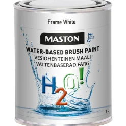 Maali Maston H2O! Listavalkoinen NCS S 0502-Y, 1 l