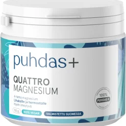 Magnesiumjauhe Puhdas+ 150 g Quattro