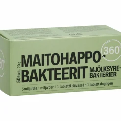 Maitohappobakteeri Arki 360° 50 kpl 400 mg