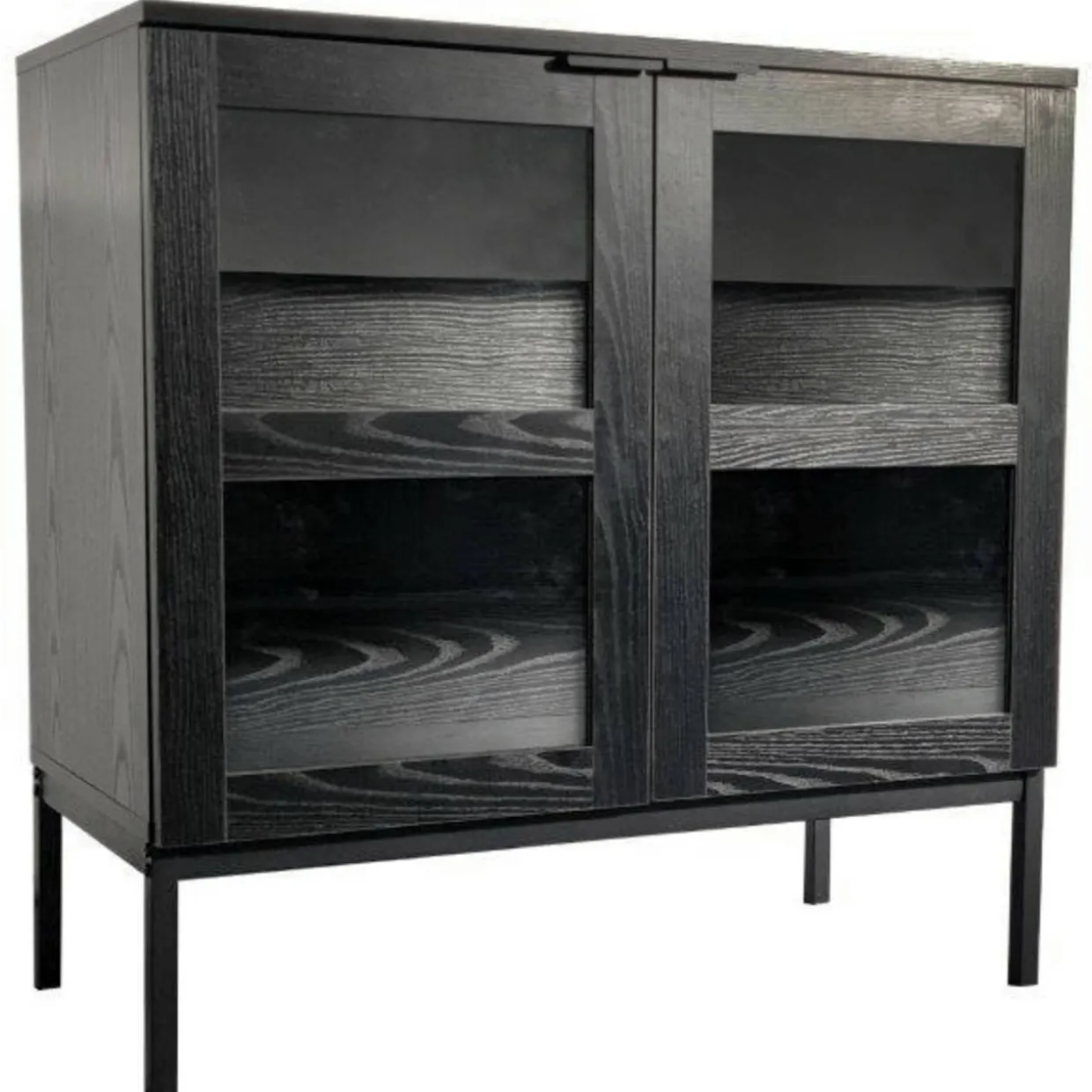 Matala lasiovikaappi Tenstar 80 x 40 x 80 cm Siera musta